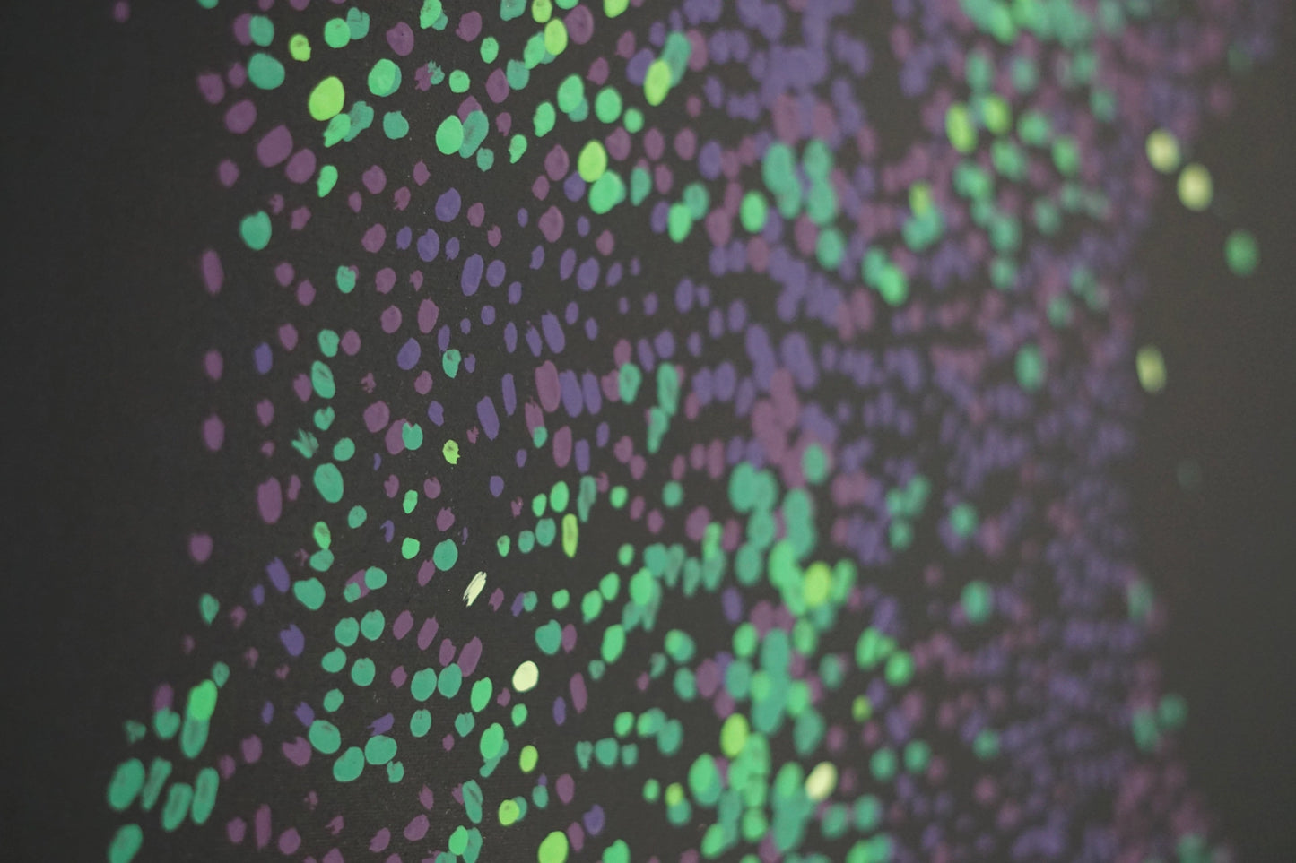 Dackel #1 green 80 x 100 cm