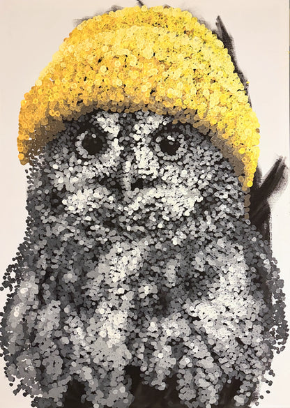 Beanie Owl 70x100 cm