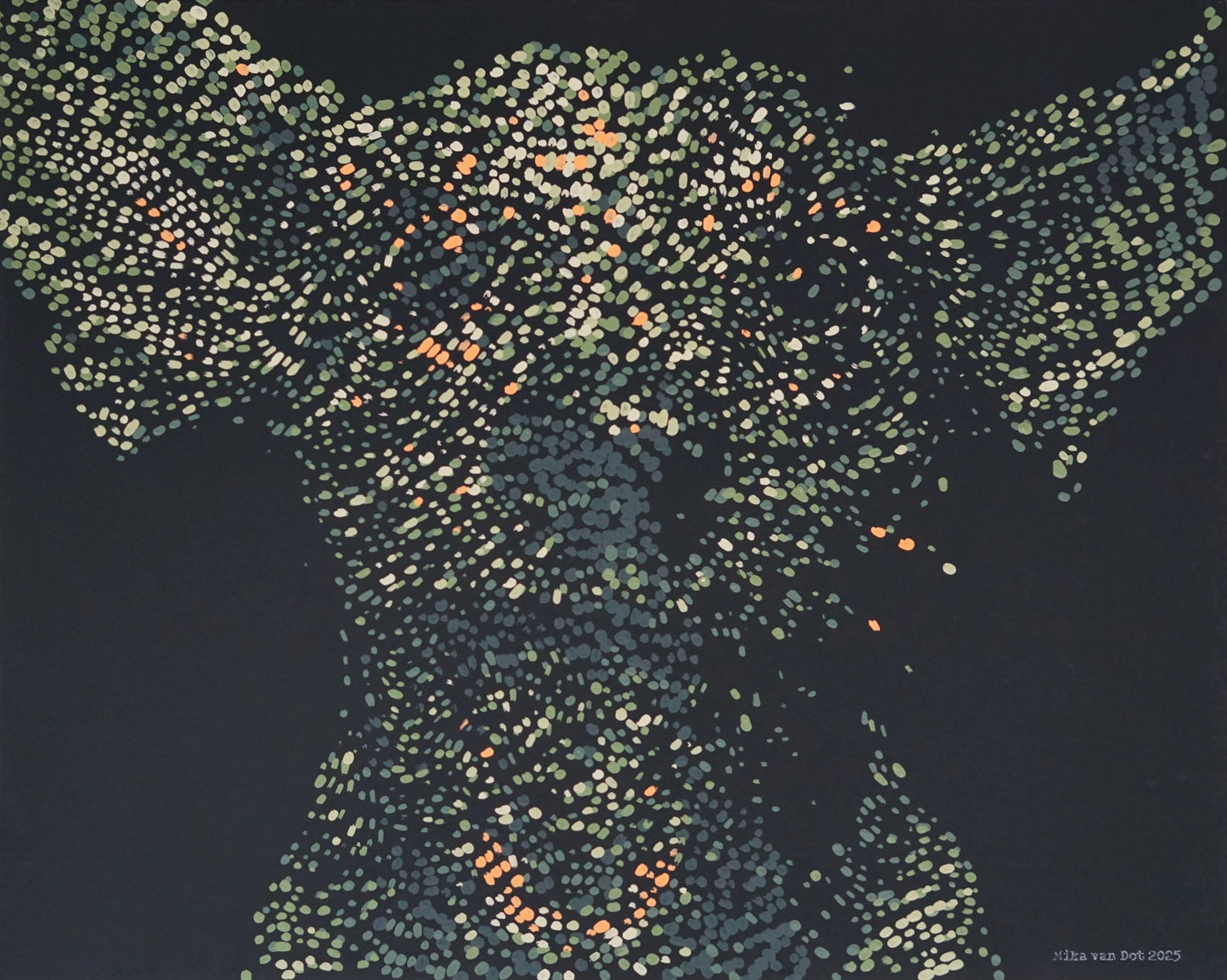 Dackel #3 beige 80 x 100 cm