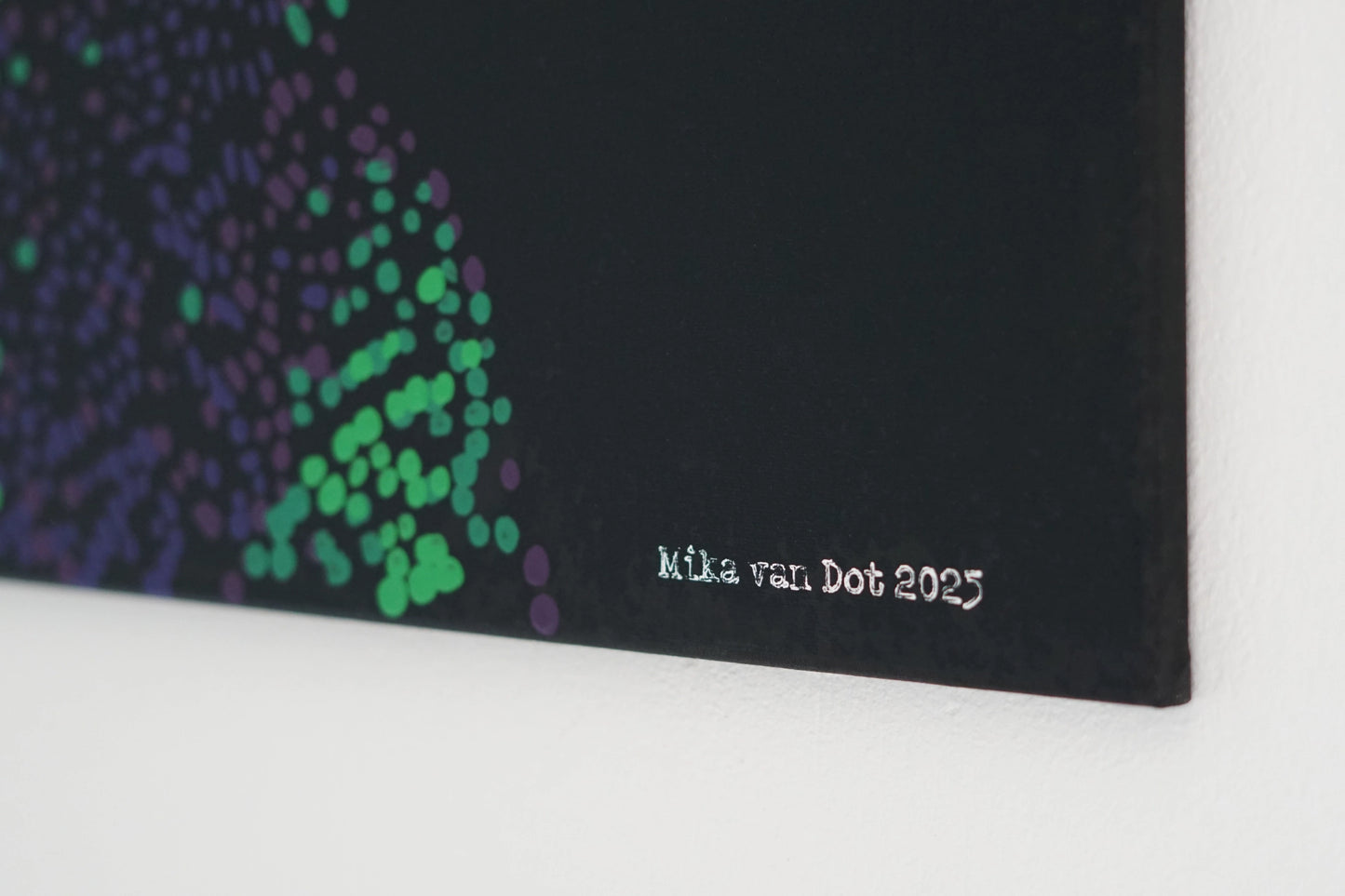 Dackel #1 green 80 x 100 cm