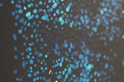 Dackel #2 blue 80 x 100 cm