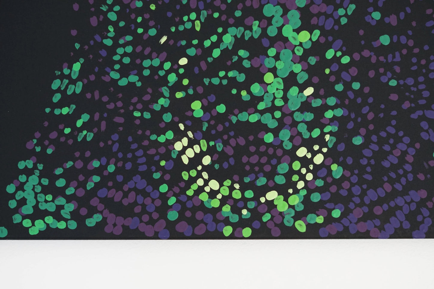 Dackel #1 green 80 x 100 cm