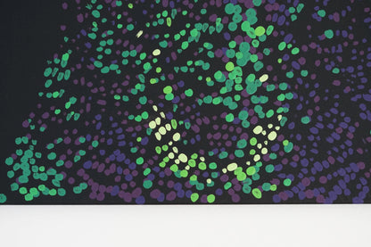 Dackel #1 green 80 x 100 cm