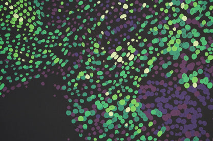 Dackel #1 green 80 x 100 cm